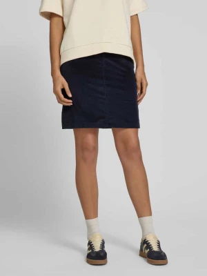 Spódnica mini o rozkloszowanym kroju z imitacji sztruksu s.Oliver RED LABEL