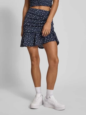 Spódnica mini o rozkloszowanym kroju ze wzorem na całej powierzchni model ‘HILLARY’ Only