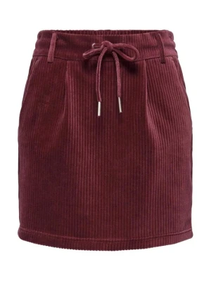 Spódnica mini Only bordowy
