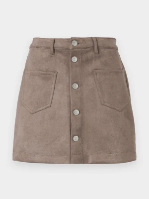 Spódnica mini Only brązowy