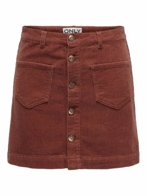 Spódnica mini Only ciemnoczerwony