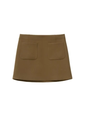 Spódnica mini & Other Stories khaki