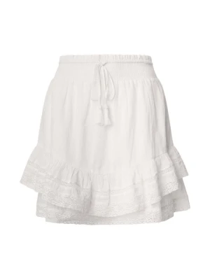 Spódnica mini Pepe Jeans mleczny