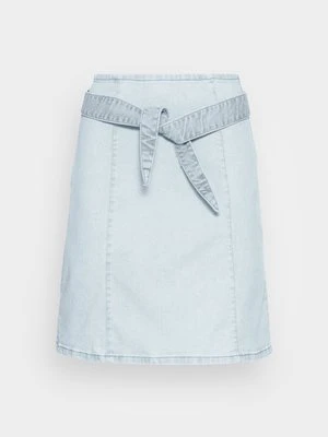 Spódnica mini Pieces jasnoniebieski denim