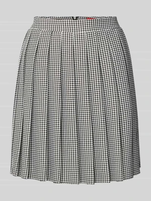 Spódnica mini plisowana ze wzorem w kratkę vichy model ‘RABALLI’ HUGO