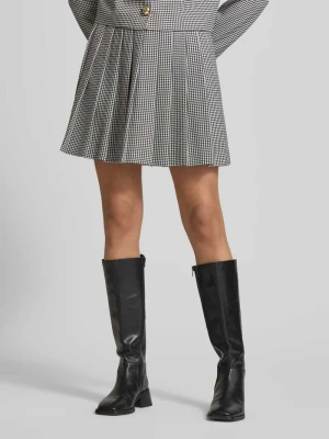 Spódnica mini plisowana ze wzorem w kratkę vichy model ‘RABALLI’ HUGO