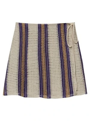 Spódnica mini PULL&BEAR beżowy