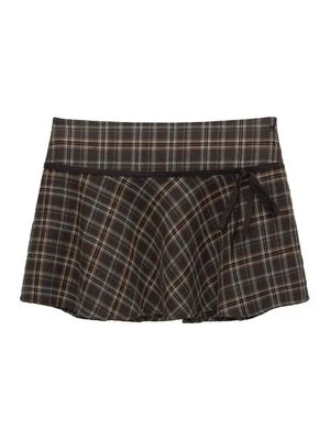 Spódnica mini PULL&BEAR brązowy