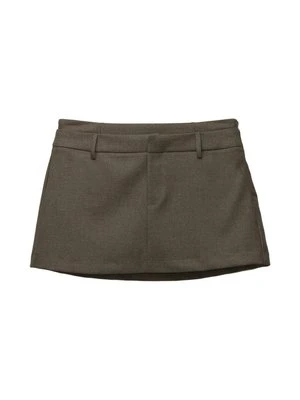 Spódnica mini PULL&BEAR ciemnobrązowy
