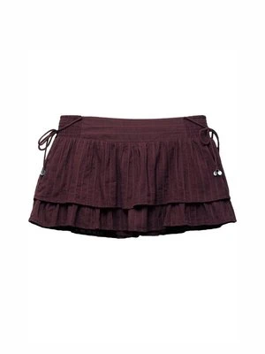 Spódnica mini PULL&BEAR bordowy