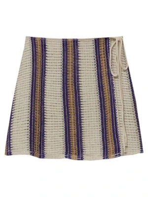 Spódnica mini PULL&BEAR beżowy