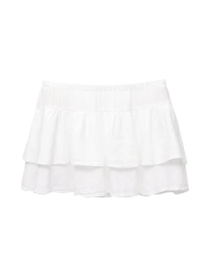 Spódnica mini PULL&BEAR biały