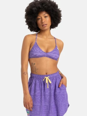 Spódnica mini Quiksilver fioletowy