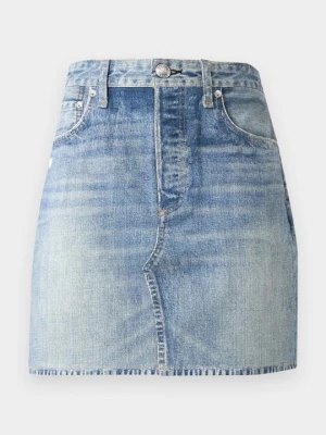 Spódnica mini rag & bone jasnoniebieski