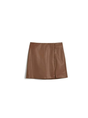 Spódnica mini River Island brązowy