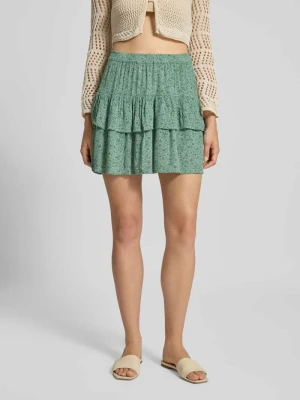 Spódnica mini rozkloszowana z czystej wiskozy model ‘30 BERYL’ Only