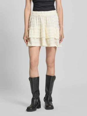Spódnica mini rozkloszowana z falbanami model ‘GAYLE’ Only