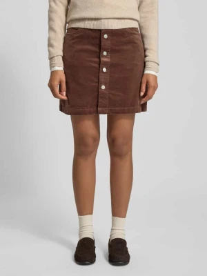 Spódnica mini rozkloszowana z mieszanki bawełny Tom Tailor Denim