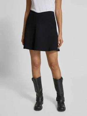 Spódnica mini rozkloszowana z mieszanki wiskozy Boss Orange