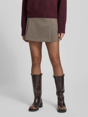 Spódnica mini rozkloszowana z mieszanki wiskozy model ‘PUNTO’ Tommy Hilfiger