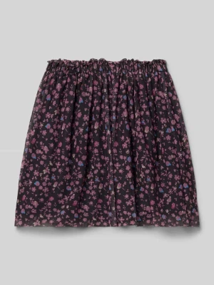 Spódnica mini rozkloszowana ze wzorem na całej powierzchni s.Oliver RED LABEL