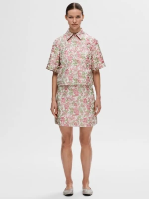 Spódnica mini Selected biały