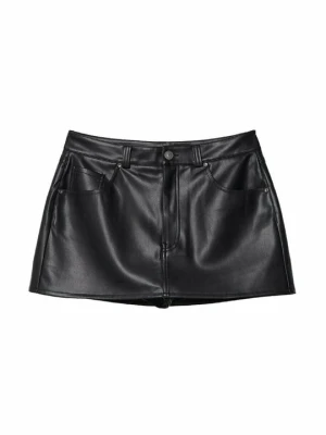 Spódnica mini Stradivarius czarny
