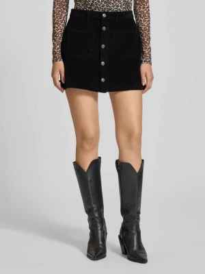 Spódnica mini sztruksowa z mieszanki bawełny model ‘AMAZING GLOBAL’ Only