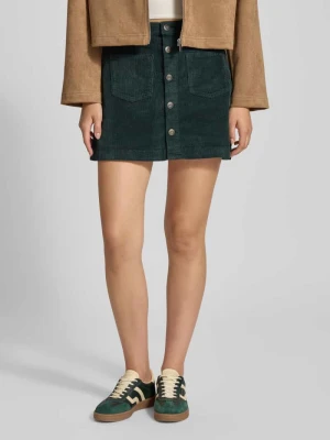 Spódnica mini sztruksowa z mieszanki bawełny model ‘AMAZING GLOBAL’ Only