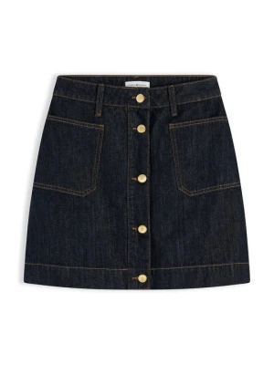 Spódnica mini Tommy Hilfiger ciemnoniebieski