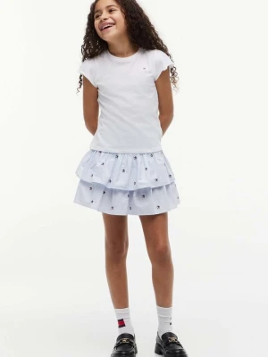 Spódnica mini Tommy Hilfiger jasnoniebieski