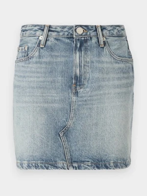 Spódnica mini Tommy Hilfiger niebieski denim