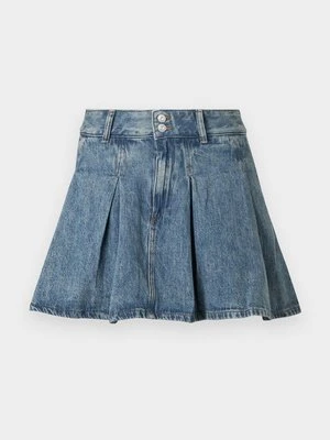 Spódnica mini Tommy Jeans niebieski denim