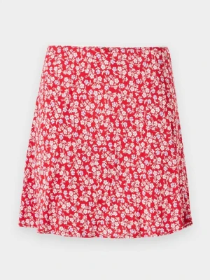 Spódnica mini Tommy Jeans czerwony