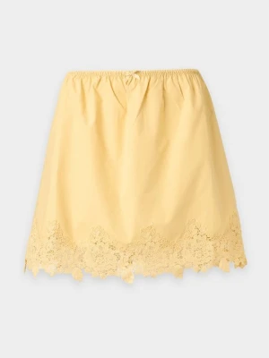 Spódnica mini Topshop jasnożółty