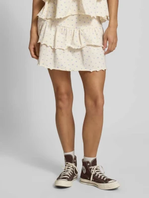 spódnica mini w efekcie stopniowania REVIEW