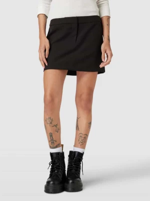 Spódnica mini w jednolitym kolorze model ‘Freya’ EDITED