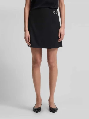 Spódnica mini w kopertowym stylu model 'Rilasi' Hugo Czarny