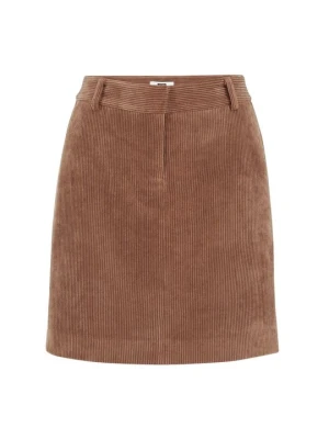 Spódnica mini WE Fashion brązowy