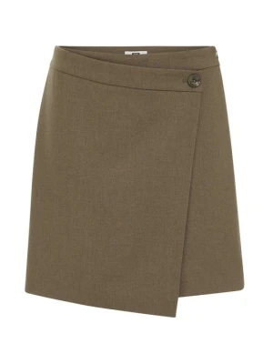 Spódnica mini WE Fashion jasnozielony melanż