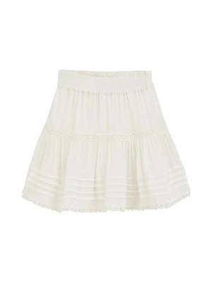 Spódnica mini WE Fashion mleczny
