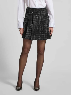 Spódnica mini z bouclé z dodatkiem wełny model ‘RABLUMI’ HUGO