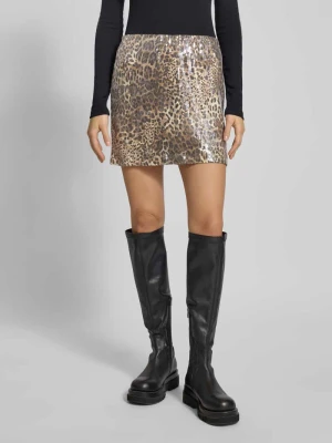 Spódnica mini z cekinami model ‘JESSY’ Noisy May