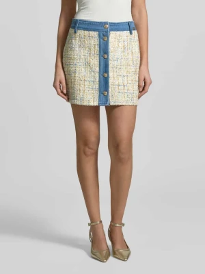 Spódnica mini z cekinowym obszyciem Liu Jo White