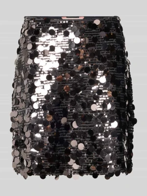 Spódnica mini z cekinowym obszyciem model ‘JADEL’ Only