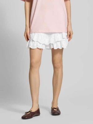 Spódnica mini z czystej bawełny model 'CAMILA' Pepe Jeans