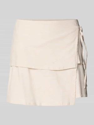 spódnica mini z dodatkiem lnu model 'Sina' JJXX