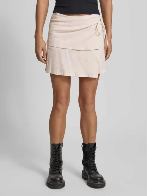 spódnica mini z dodatkiem lnu model 'Sina' JJXX