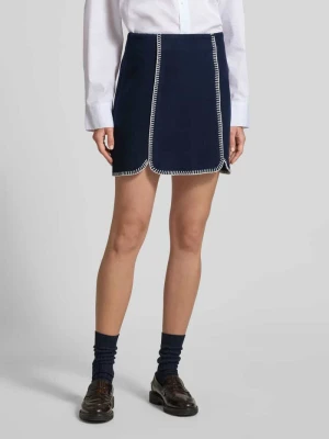 Spódnica mini z dodatkiem wełny model „VICCO” YAS