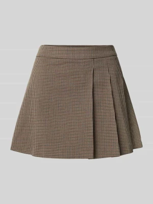 Spódnica mini z dodatkiem wiskozy z plisami Gina Tricot
